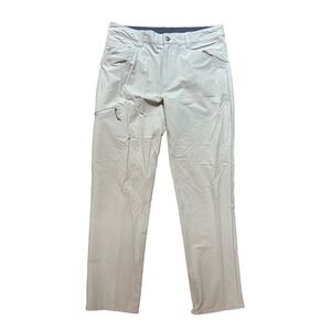 Patagonia‎ Quandary Hiking Pants Mens Tan Excellent Technical Outdoor SIZE 35